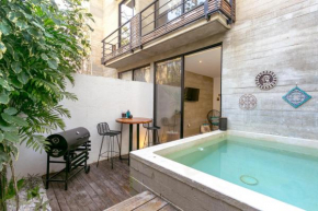 Apartment with private plunge pool at Madara Tulum EARTH 1